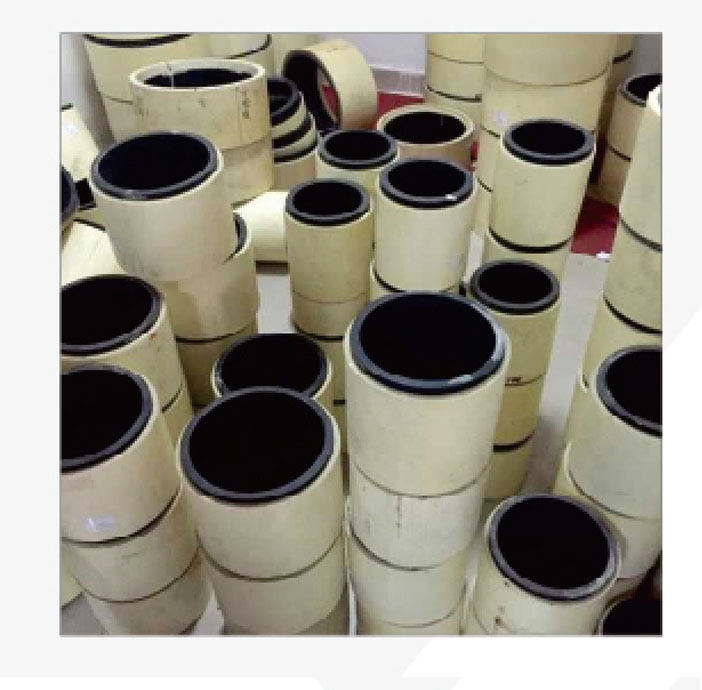 Rubber bucket material